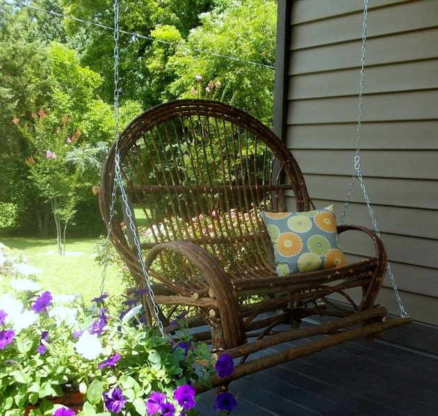 17 Outstanding Handmade Porch Swing Designs