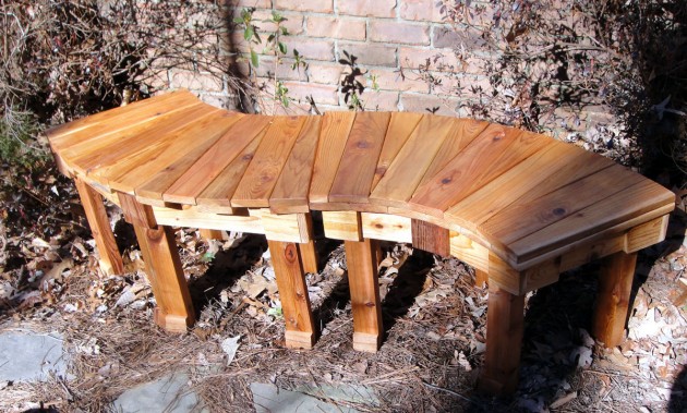 18 Beautiful Handcrafted Outdoor Bench Designs