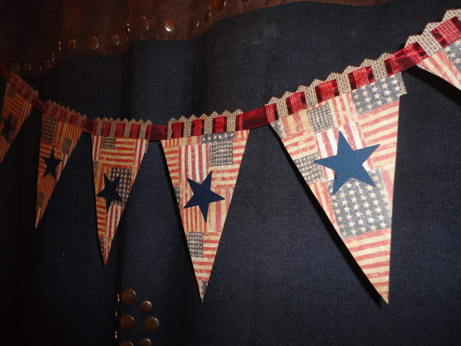 Vintage Flag and Burlap Paper Buy it here: www.etsy.com