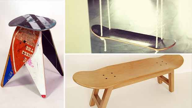 23 Cool Ways To Repurpose Old Skateboards
