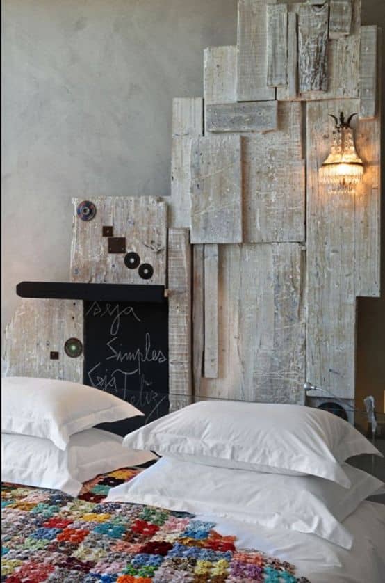 27 Incredible DIY Wooden Headboard Ideas