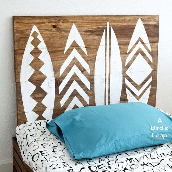 27 Incredible DIY Wooden Headboard Ideas