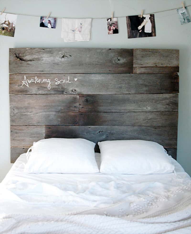 27 Incredible DIY Wooden Headboard Ideas