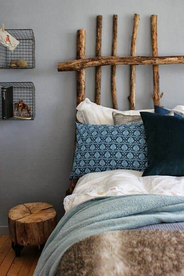 27 Incredible DIY Wooden Headboard Ideas