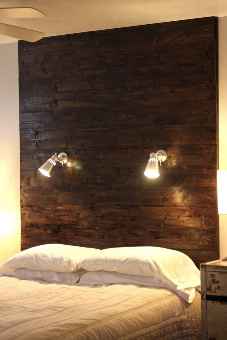 27 Ideas increíbles de cabecero de madera de bricolaje