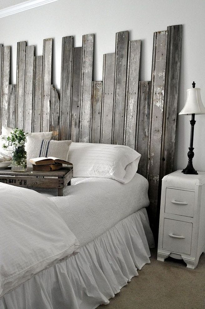 27 Incredible DIY Wooden Headboard Ideas