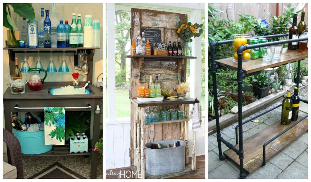 23 Incredible DIY Outside Bar Ideas