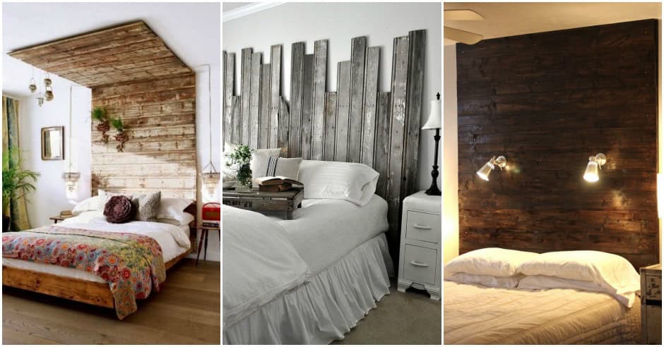 27 Incredible DIY Wooden Headboard Ideas