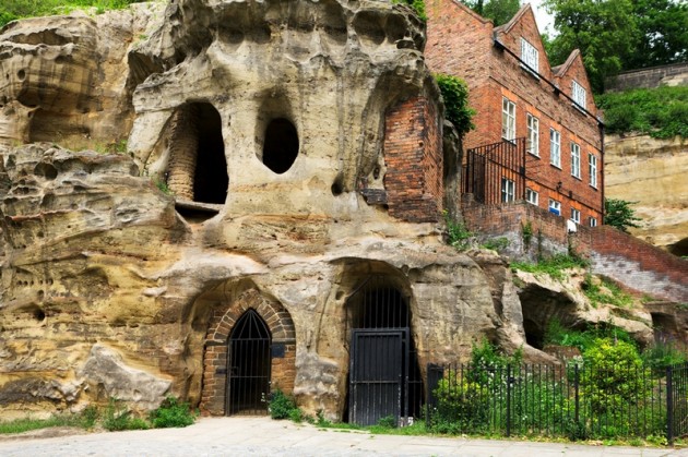 14. Caves in Nottingham, England