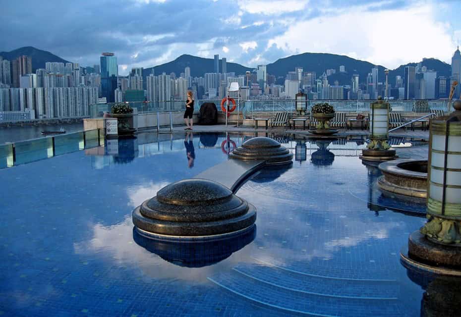 Rooftop Pool on the Harbour Plaza Hotel, Hong Kong 14. Rooftop Pool on the Harbour Plaza Hotel, Hong Kong