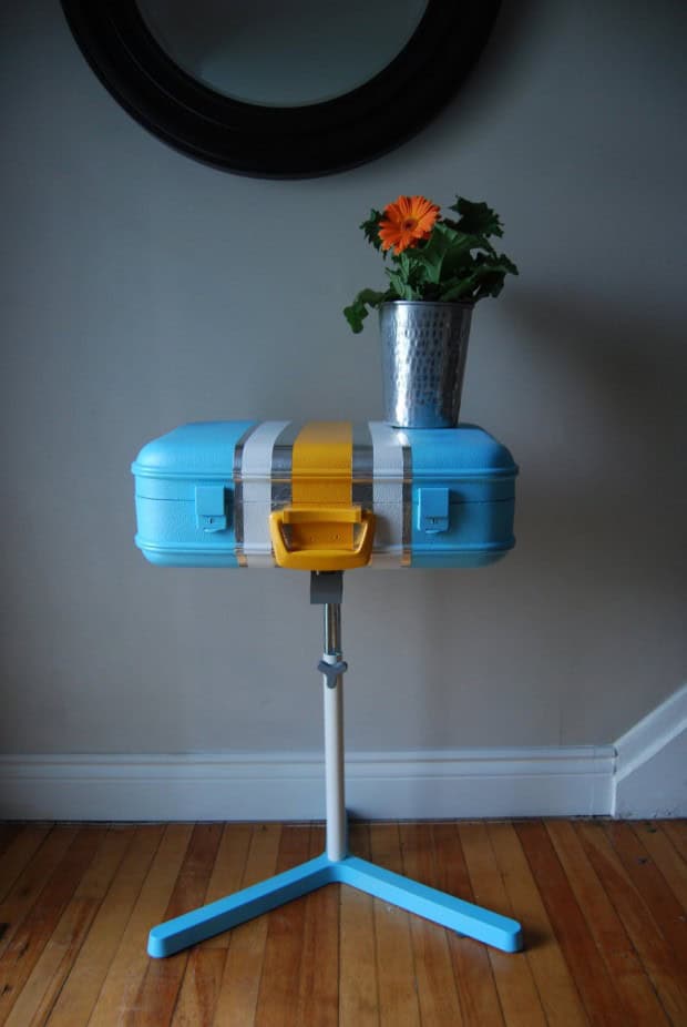17 Inspirational Ways How To Repurpose Your Old Suitcases 1