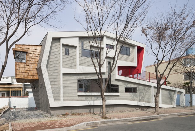 Roll House by Moon Hoon in South Korea