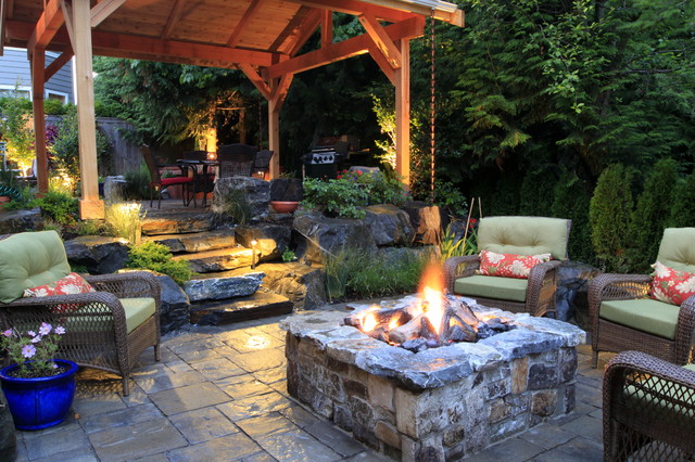 14 Outstanding Landscaping Ideas For, Rustic Outdoor Landscaping Ideas
