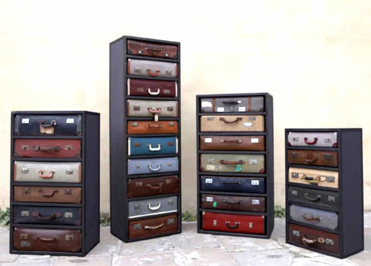 17 Inspirational Ways How To Repurpose Your Old Suitcases 6