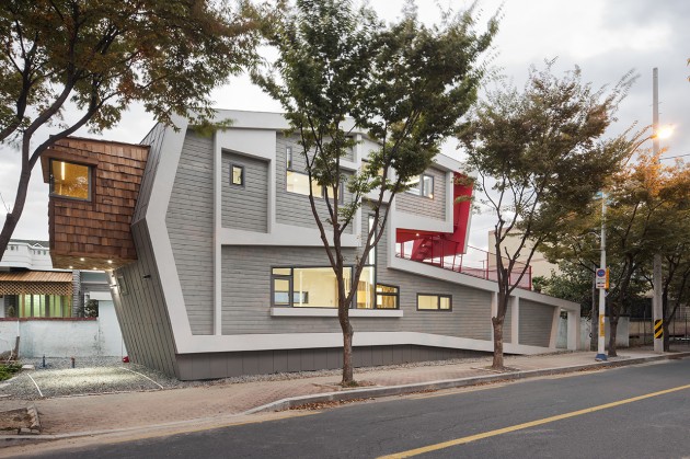 Roll House by Moon Hoon in South Korea