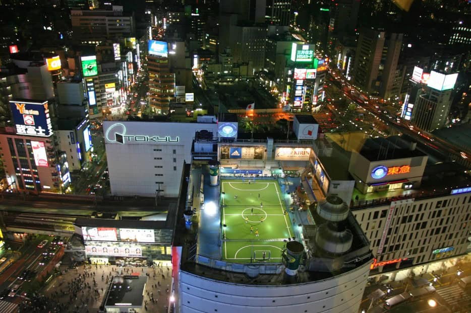 Rooftop Soccer Field, Tokyo, Japan 9. Rooftop Soccer Field, Tokyo, Japan