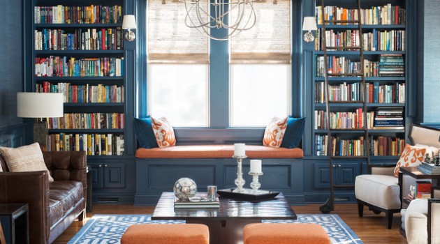 15 Fantastic Designs of Home Library for All Book Lovers