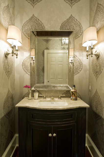 14 Functionally Decorated Contemporary Powder Rooms