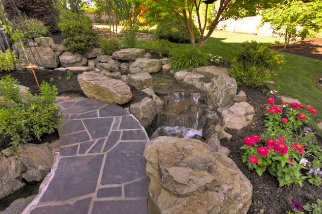 14 Awesome Waterfalls Designs For Fantastic Backyard