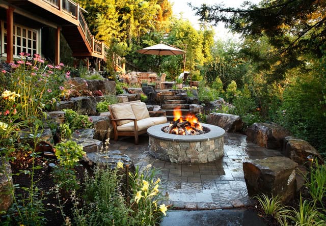 Back Yard Terraced Garden Source