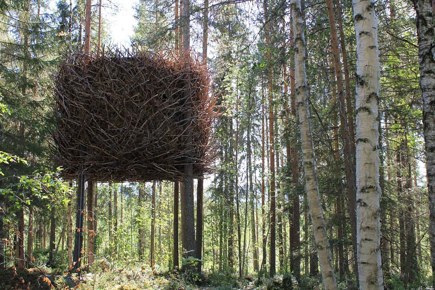 The Bird’s Nest Tree House (Sweden) Source