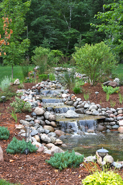 14 Awesome Waterfalls Designs For Fantastic Backyard