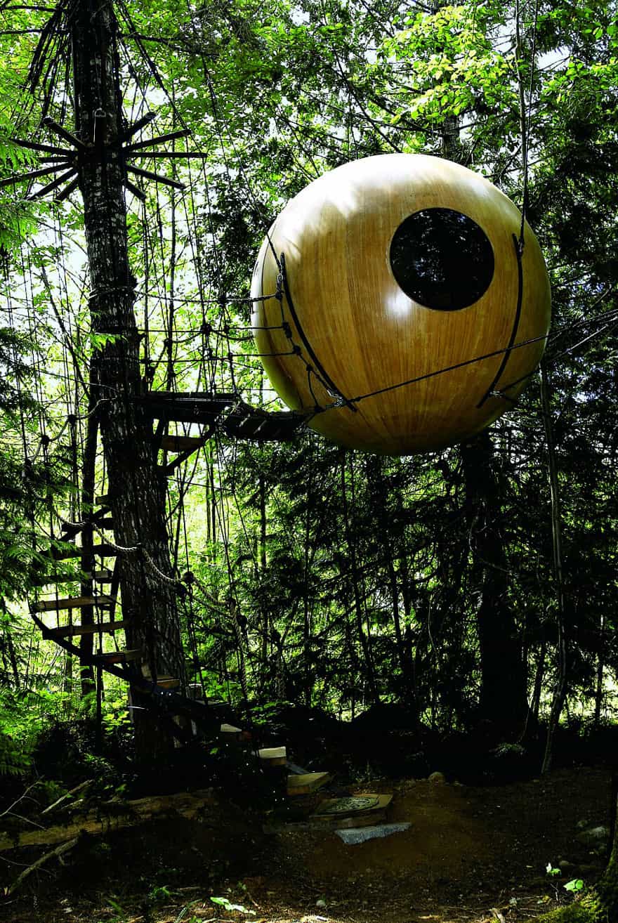 Free Spirit Sphere Treehouses (Canada) Source