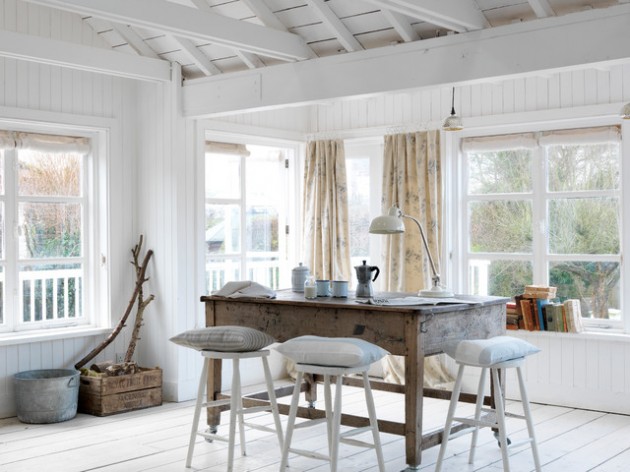 The Beauty of the Interiors with Reclaimed Wood