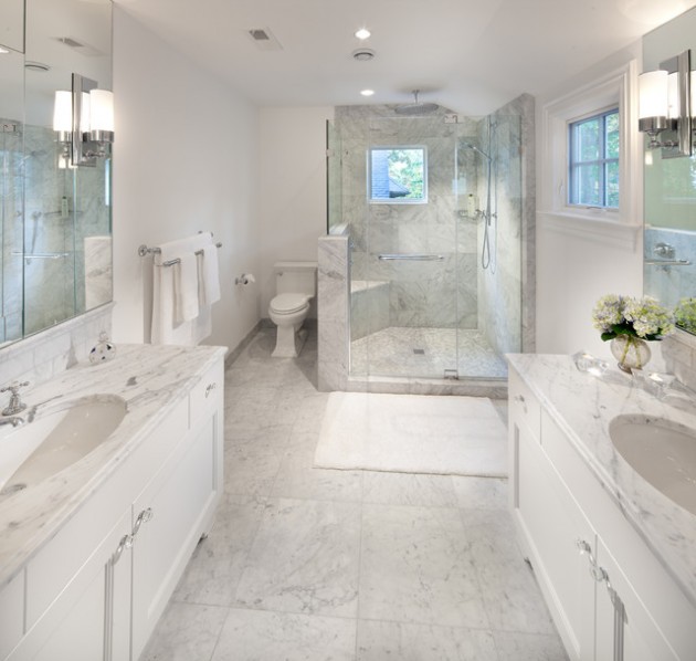 Marble In Your Bathroom- Elegant and Glamorous Solution