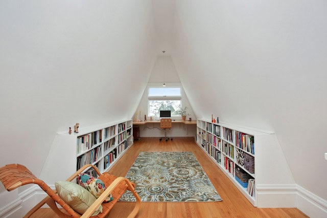 16 Magnificent Attic Office Design Ideas 14