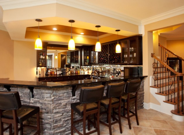 21 Superb Basements Transformed into Outstanding Bar