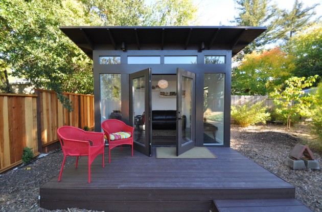 15 Compact Modern Studio Shed Designs For Your Backyard