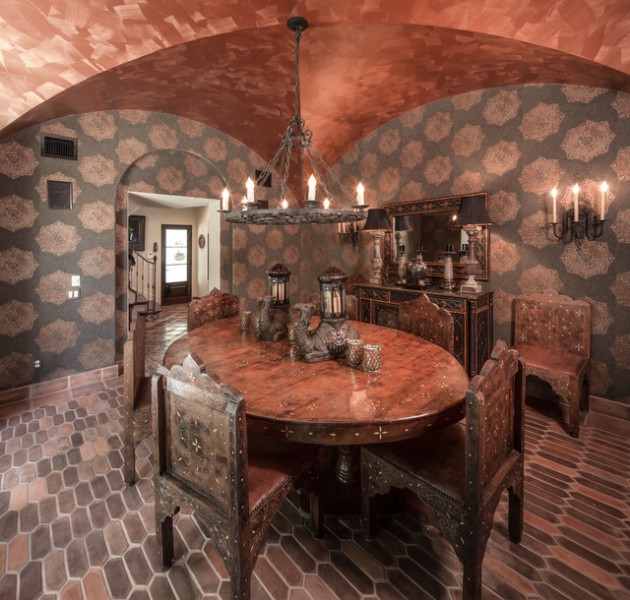 15 Exquisite Mediterranean Dining Room Designs