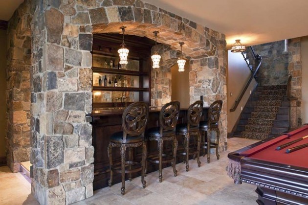 21 Superb Basements Transformed into Outstanding Bar