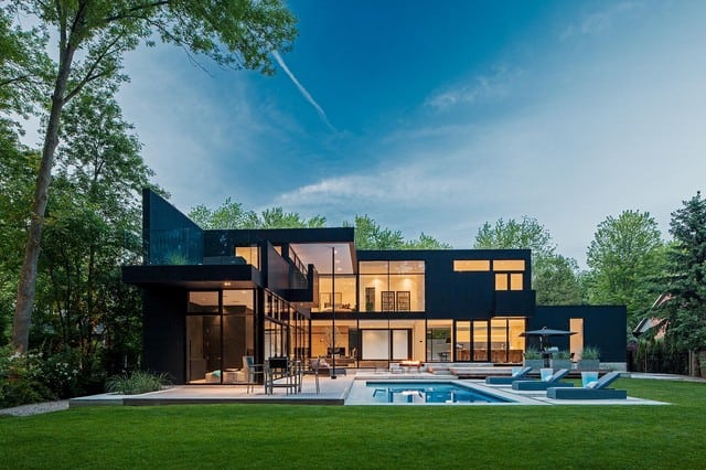 Modern Home Exterior in Oakville, Ontario Source