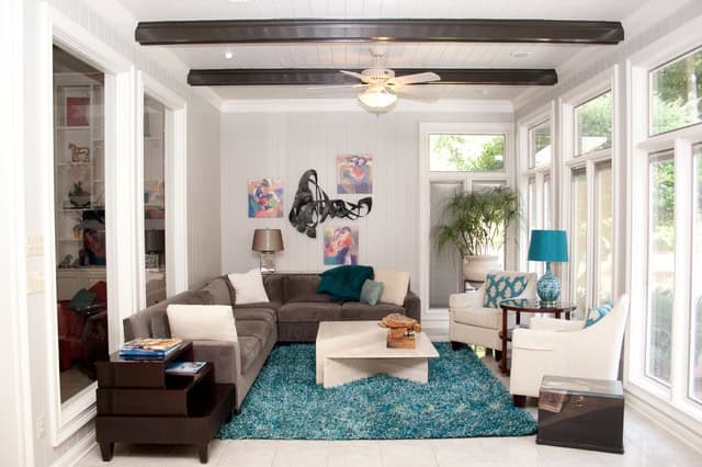 17 Cheerful & Adorable Living Room Design Ideas 2