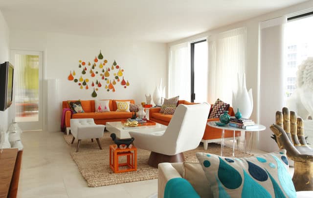 17 Cheerful & Adorable Living Room Design Ideas 8