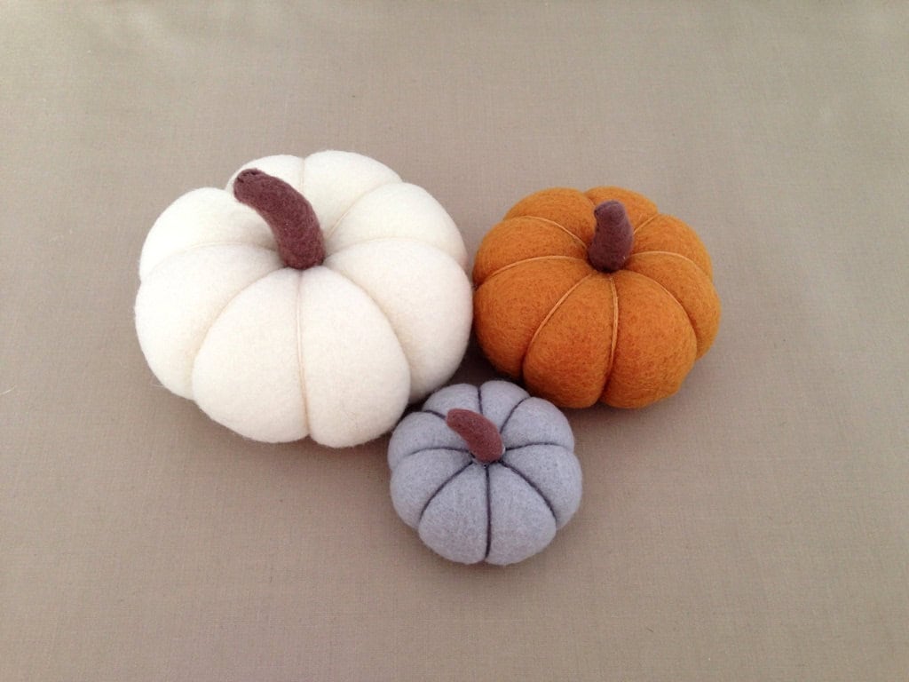 Felt Pumpkins Buy it here: www.etsy.com/ca