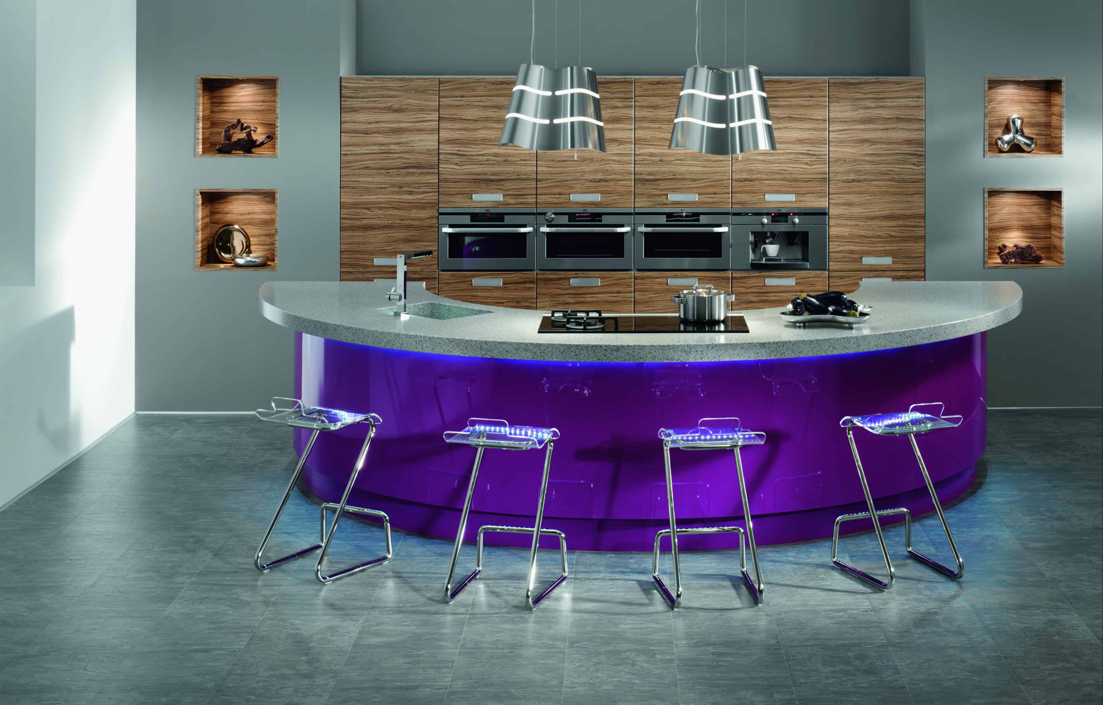 Think Outside The Box - Extravagant Colorful Kitchen Designs 3