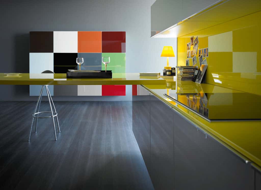 Think Outside The Box - Extravagant Colorful Kitchen Designs 4