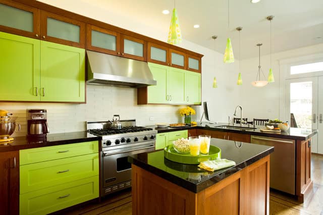 Think Outside The Box - Extravagant Colorful Kitchen Designs 6