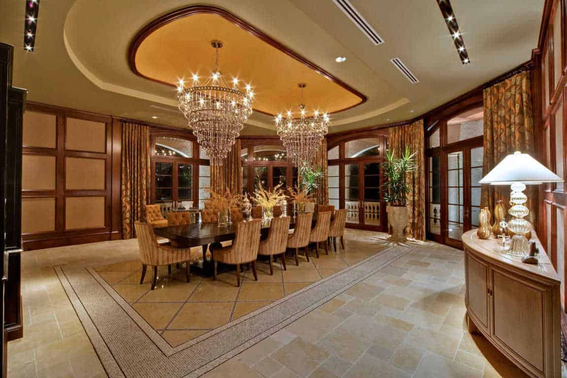 Top 12 Astonishing Luxury Dining Room Ideas That Wows 11