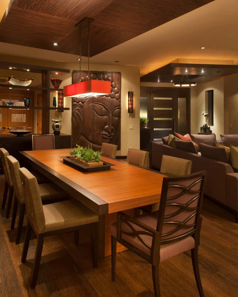 15 Calming Asian Dining Room Designs For Inspiration