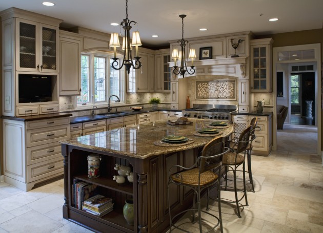 15 Heartwarming Traditional Kitchen Designs You Can Apply To Any Home