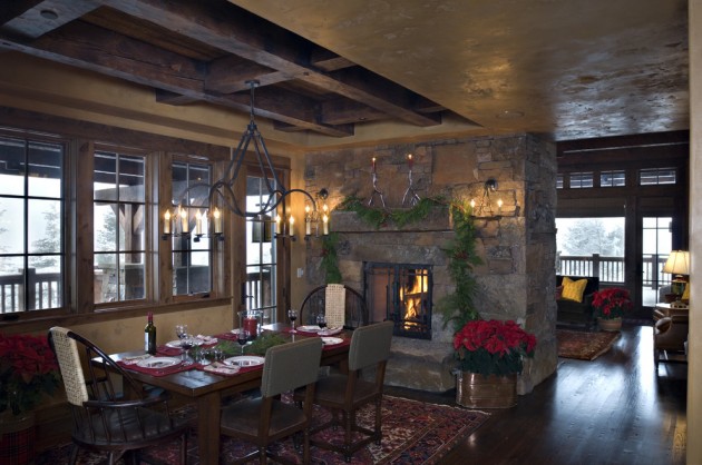 15 Warm Cozy Rustic Dining Room Designs For Your Cabin