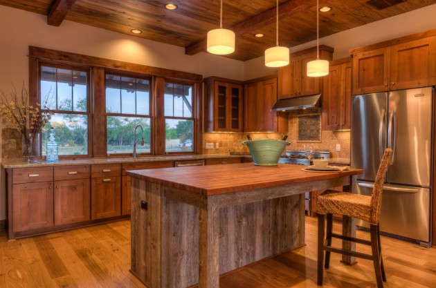 15 Warm &amp; Cozy Rustic Kitchen Designs For Your Cabin