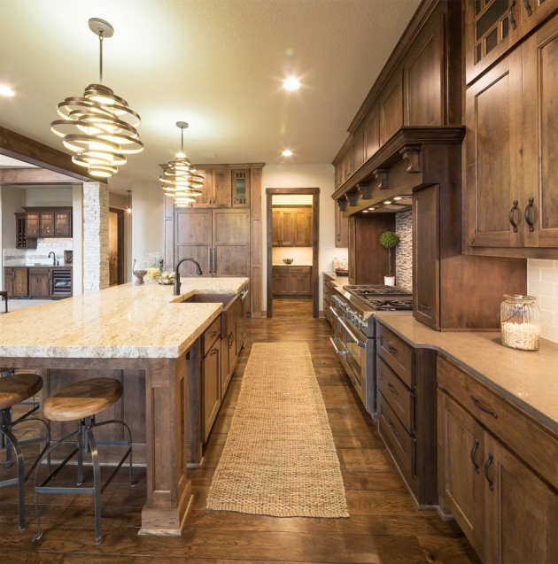 15 Warm & Cozy Rustic Kitchen Designs For Your Cabin