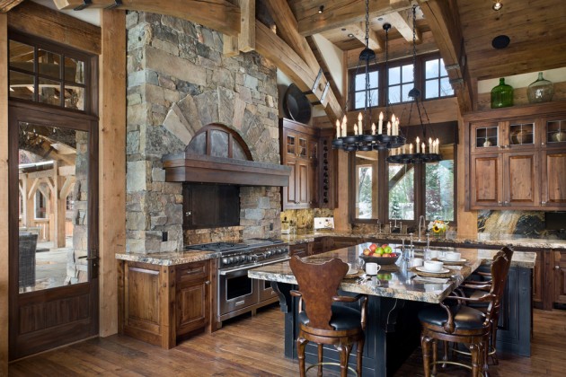 15 Warm & Cozy Rustic Kitchen Designs For Your Cabin