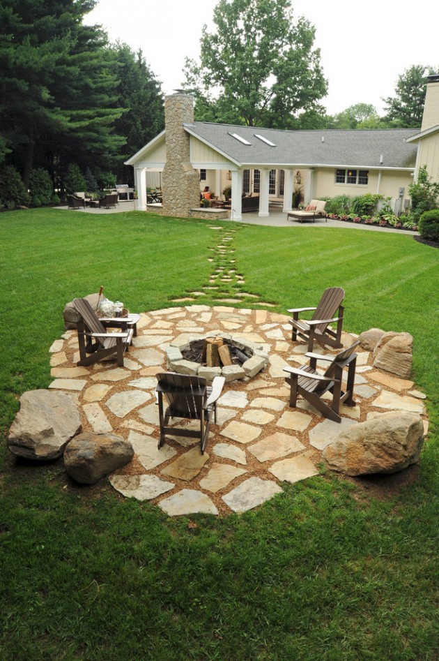 15 Wonderful Traditional Patio Setups For Your Backyard 11 630x947