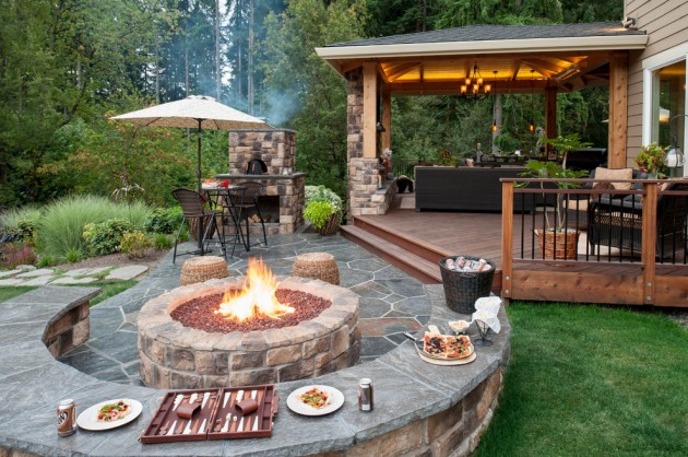 15 Wonderful Traditional Patio Setups For Your Backyard 5 630x418